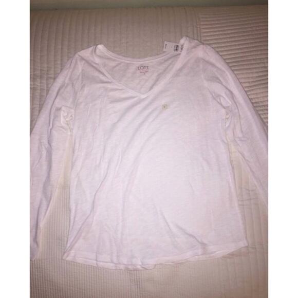Loft vneck long sleeve tee - Picture 1 of 4